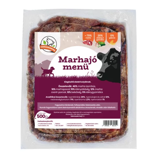 Marhajó menü 24*500g (24*2x250g)
