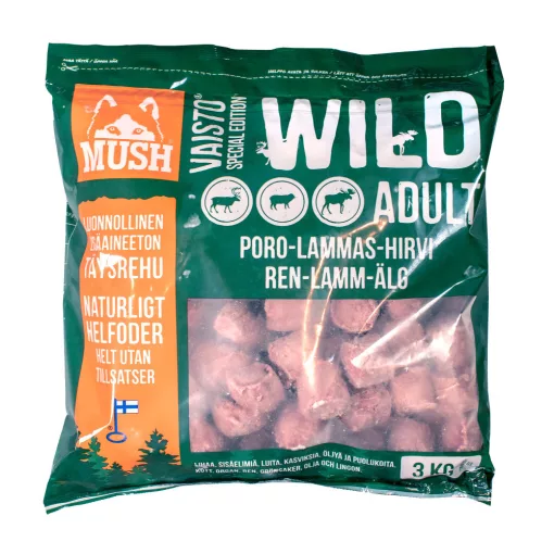 Mush WILD Rénszarvas-Bárány-Jávorszarvas 3kg