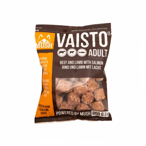 Mush Brown Marha-Bárány-Lazac barf komplett menü 800g 4+1