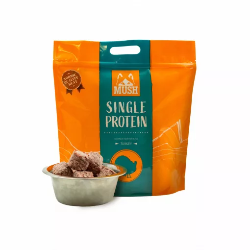 Mush TURKEY BARF komplett menü pulykahússal 2kg