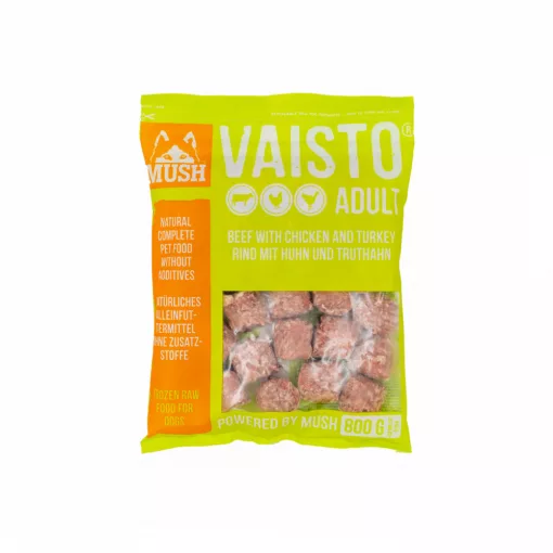 Mush GREEN Marha-Csirke-Pulyka barf komplett menü 8*800g