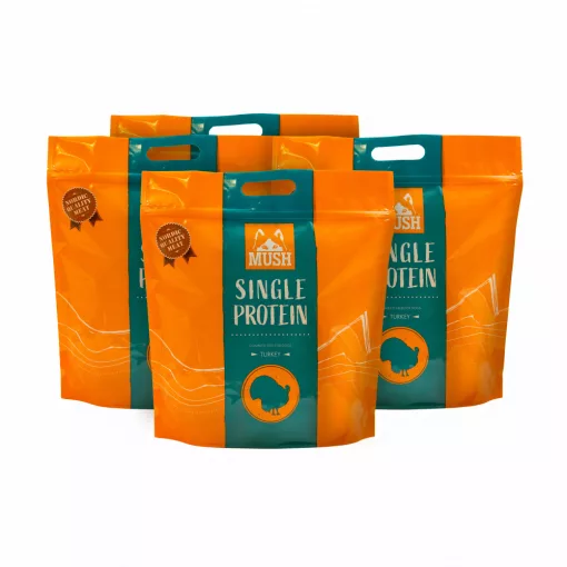 Mush TURKEY BARF komplett menü pulykahússal 4*2kg