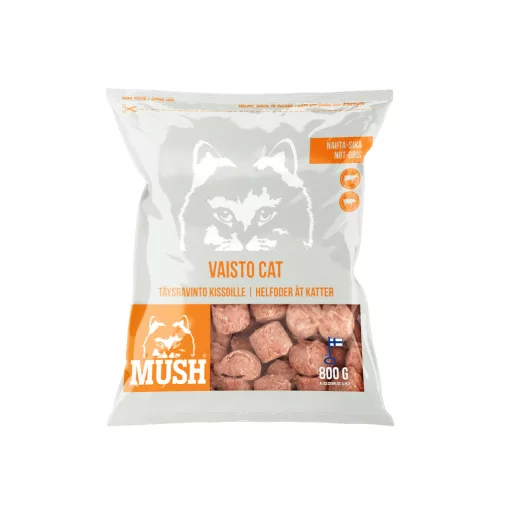 Mush Cat WHITE barf menü cicáknak 8*800g