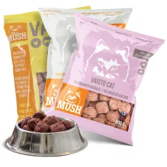   Mush Cat YELLOW-PINK-WHITE Multipack barf menü cicáknak 3*800g
