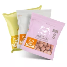 Mush Cat YELLOW-PINK-WHITE Multipack barf menü cicáknak 3*3kg