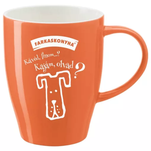 Kávéd, finom...? Kajám, olvad? - Porcelán bögre barfos gazdiknak