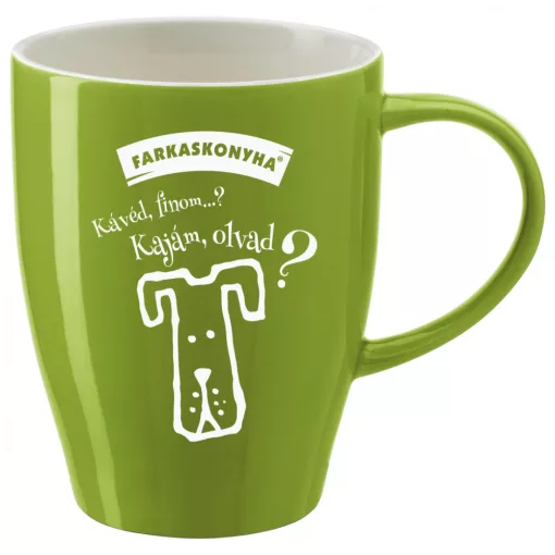 Kávéd, finom...? Kajám, olvad? - Porcelán bögre barfos gazdiknak