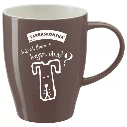 Kávéd, finom...? Kajám, olvad? - Porcelán bögre barfos gazdiknak