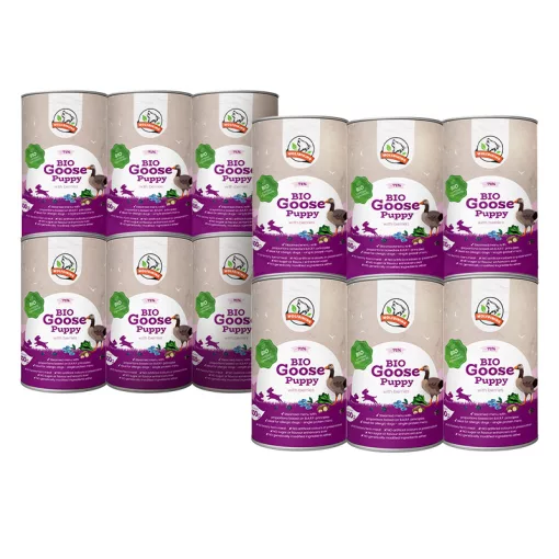 BIO LIBA párolt komplett menü kölyökkutyáknak 12*400g