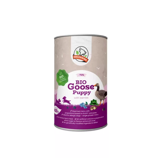 BIO LIBA párolt komplett menü kölyökkutyáknak 12*400g