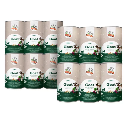 KECSKE párolt komplett menü kutyáknak 12*400g