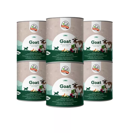 KECSKE párolt komplett menü kutyáknak 6*800g