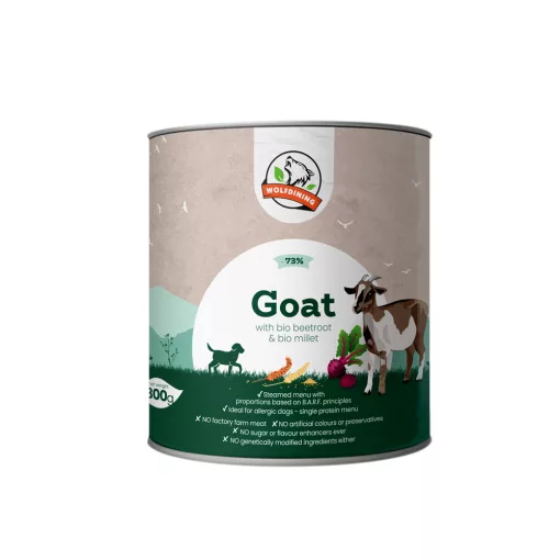 KECSKE párolt komplett menü kutyáknak 6*800g